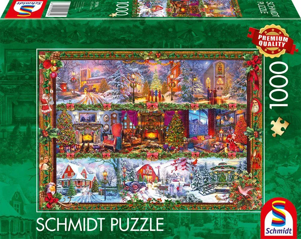 PUZZLE 1000 PIECES - LES MERVEILLES DE NOEL
