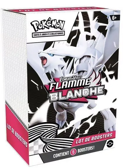 POKEMON - BUNDLE - 6 BOOSTERS FLAMME BLANCHE