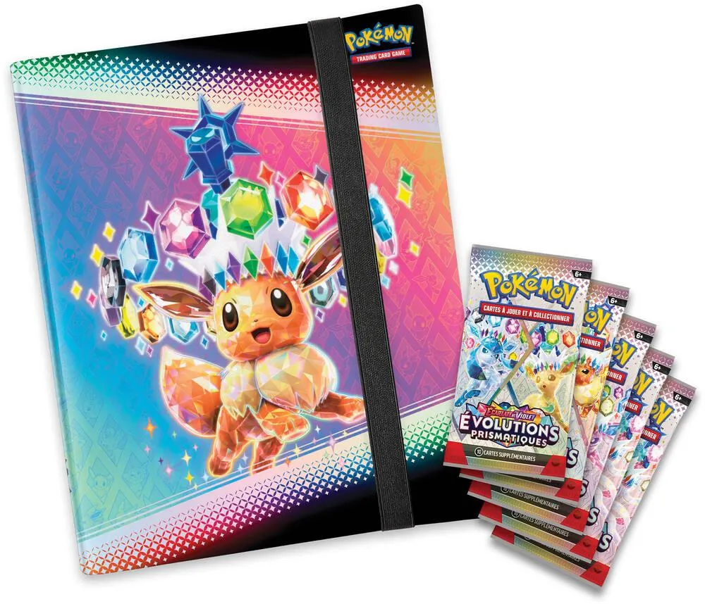 POKEMON - PORTFOLIO - A4 – 9  POCHETTES + 5 BOOSTERS