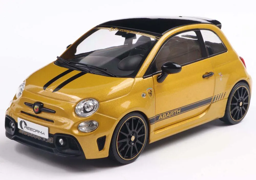 1/18 FIAT F595 ABARTH SOLIDO WORKS YELLOW 2024