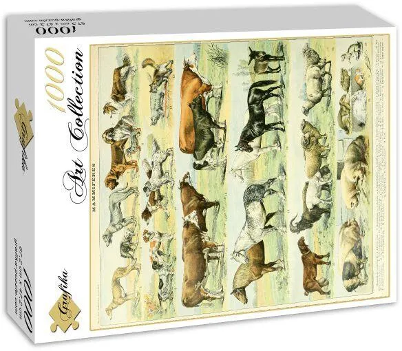 ILLUSTRATION DU NOUVEAU LAROUSSE ILLUSTRE : MAMMIFERES , XIXE SIECLE