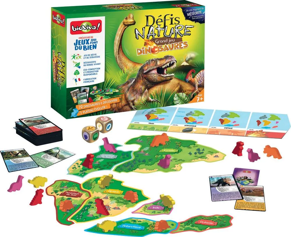 LE GRAND JEU DEFIS NATURE DINOSAURES