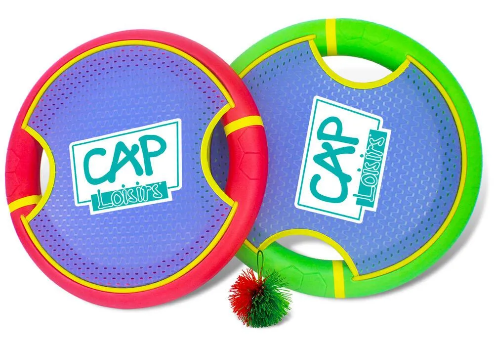 RAQUETTES 2 EN 1 FRISBEE