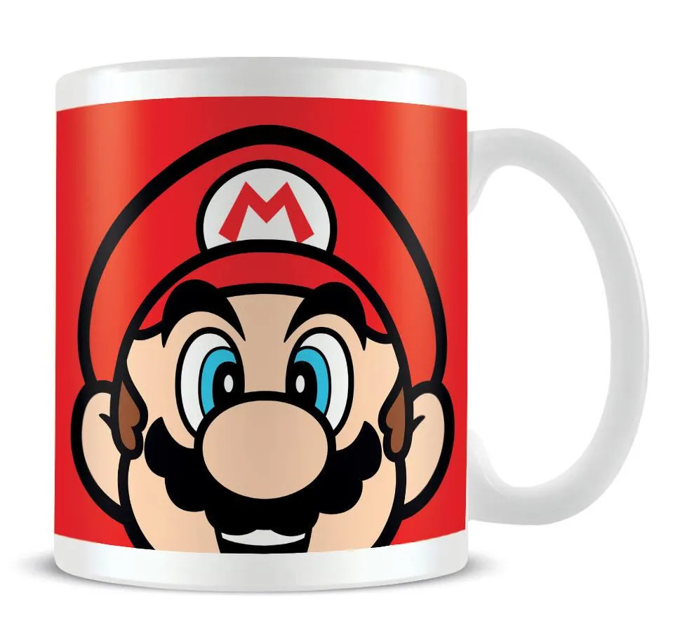 SUPER MARIO - MUG MARIO FACE A FACE