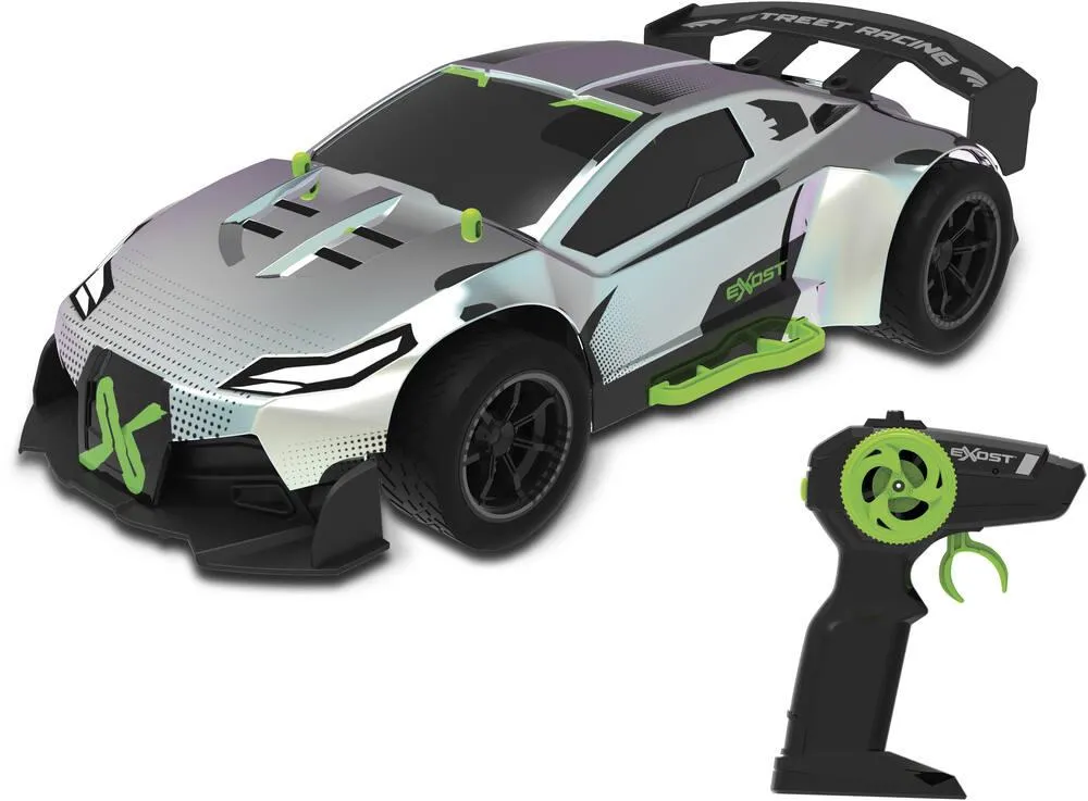 EXOST - VOITURE RADIOCOMMANDE  METAL CHROME 1:14