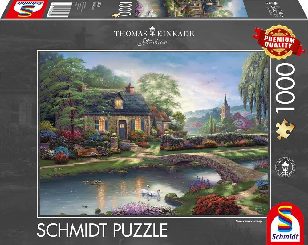 PUZZLE 1000 PIECES - STONEY CREEK COTTAGE