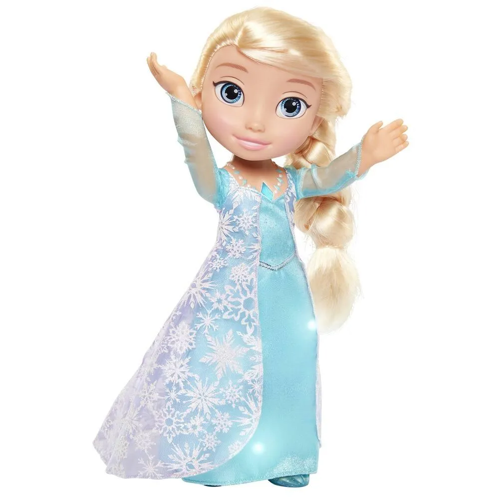 LA REINE DES NEIGES 2 - POUPEE ELSA CHANTANTE ET ROBE MAGIQUE 38 CM