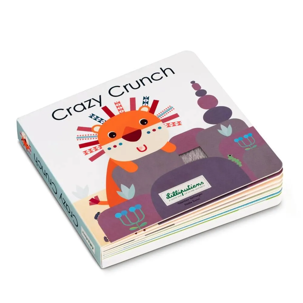LIVRE TACTILE ET SONORE - CRAZY CRUNCH