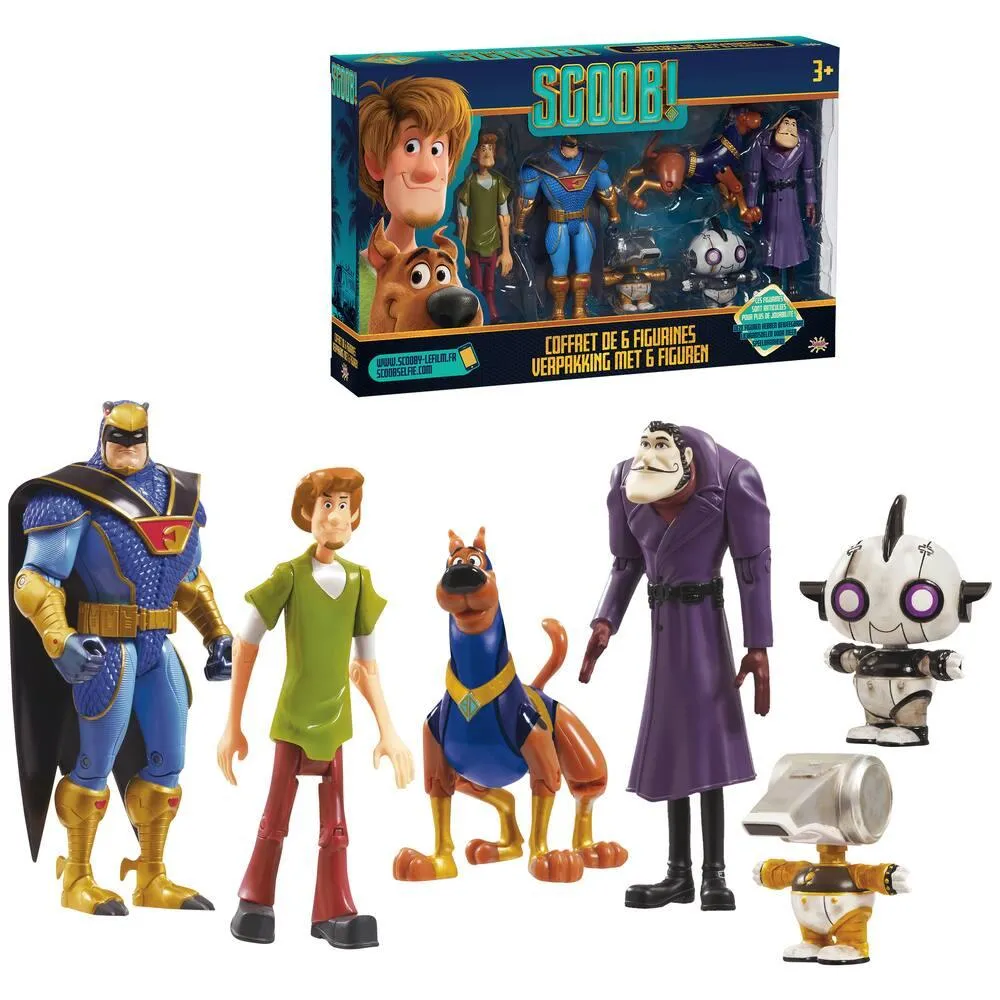 SCOOB - COFFRET DE 6 FIGURINES
