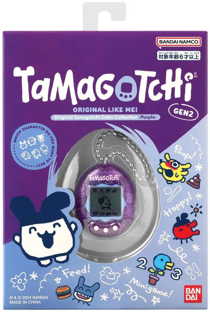 TAG TAMAGOTCHI ORIGINAL - COLOR COLLECTION PURPLE