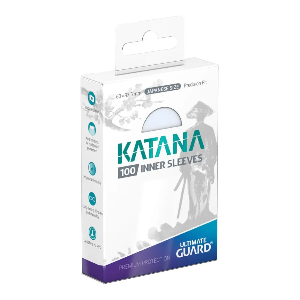 100 Inner Sleeves Katana format japonais