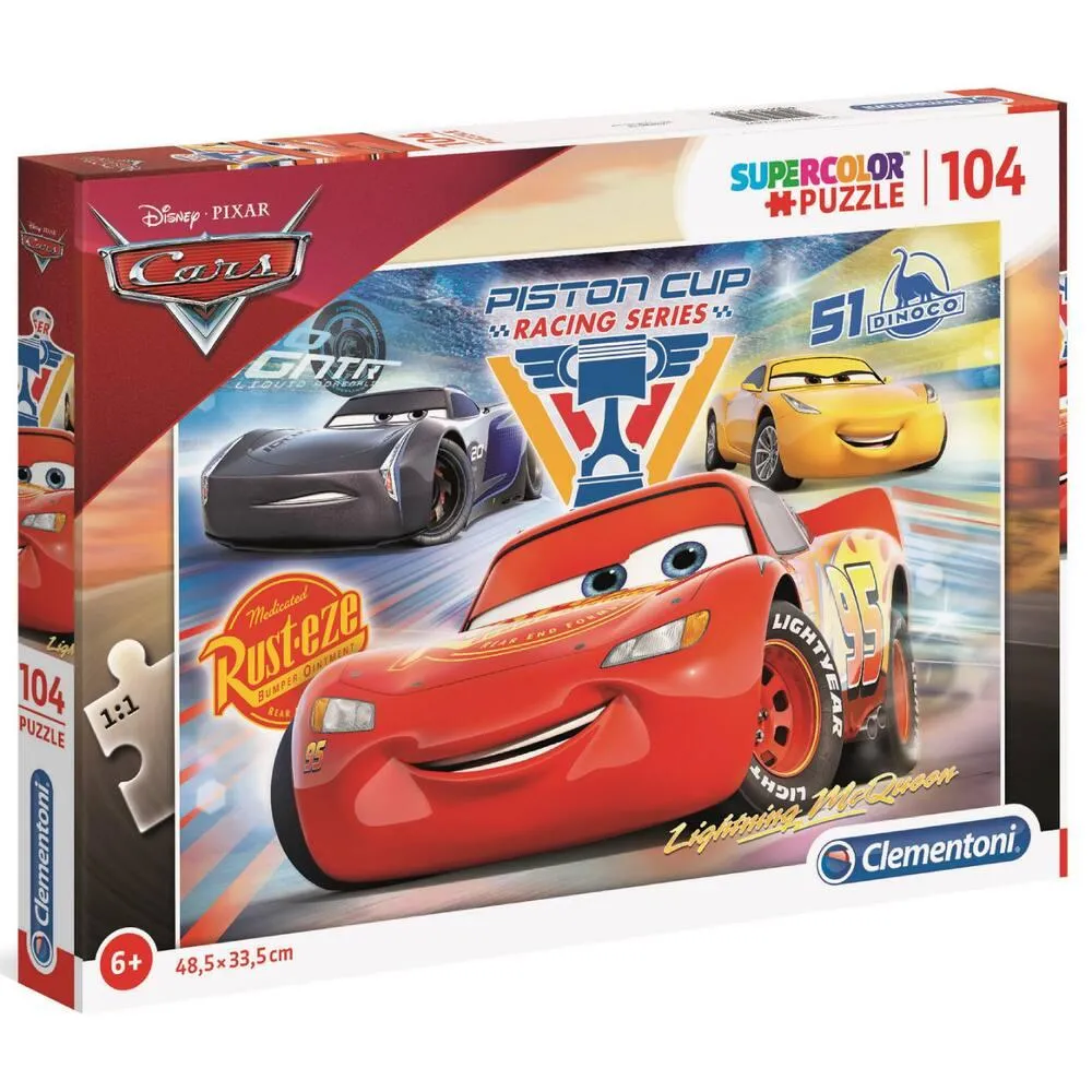 CARS 3 -PUZZLE SUPERCOLOR 104 PIECES