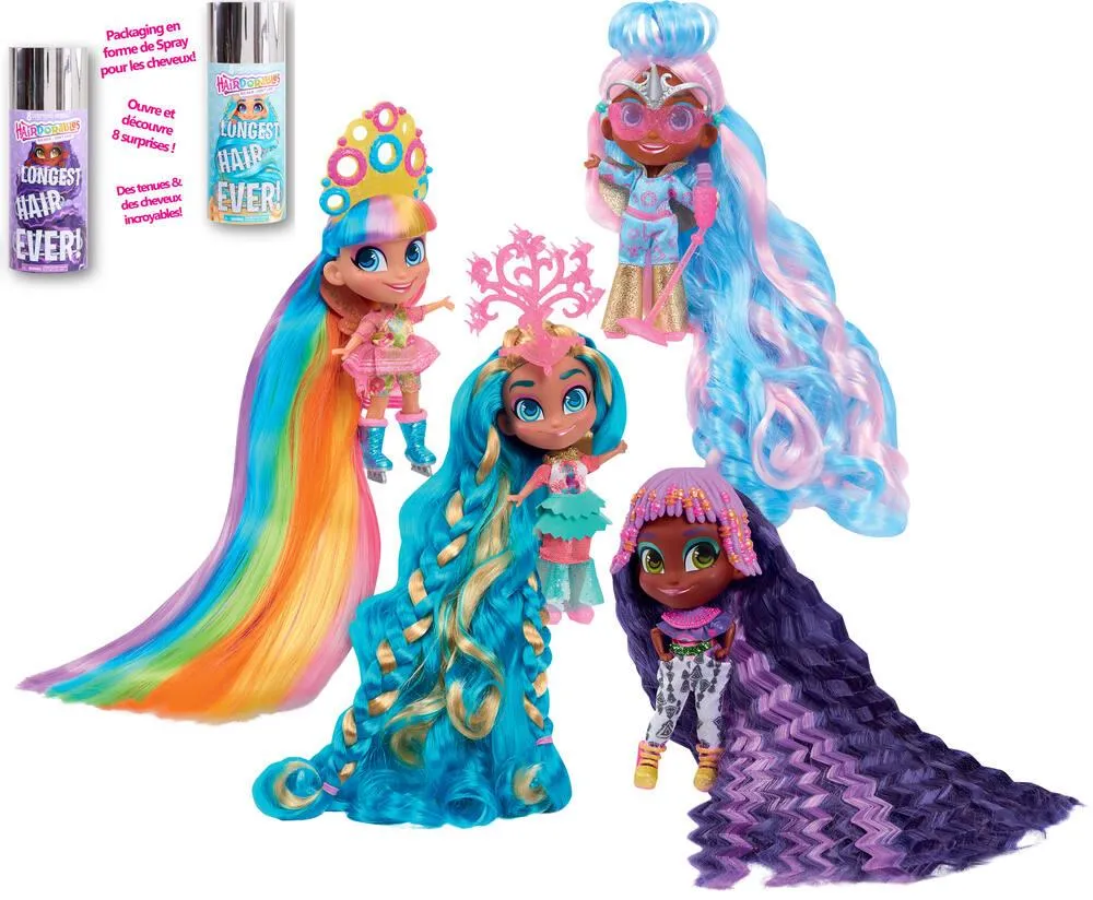 HAIRDORABLES - POUPEE SURPRISE LONGEST HAIR EVER