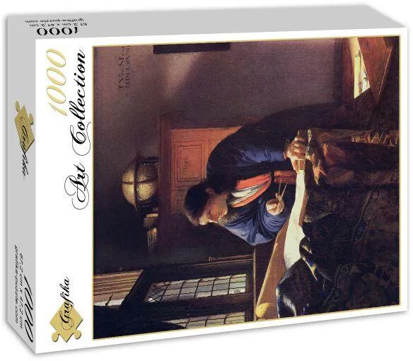 VERMEER JOHANNES: LE GEOGRAPHE, 1668-1669