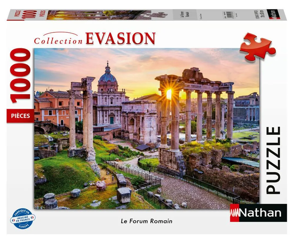 NATHAN PUZZLE 1000 PIECES  LE FORUM ROMAIN
