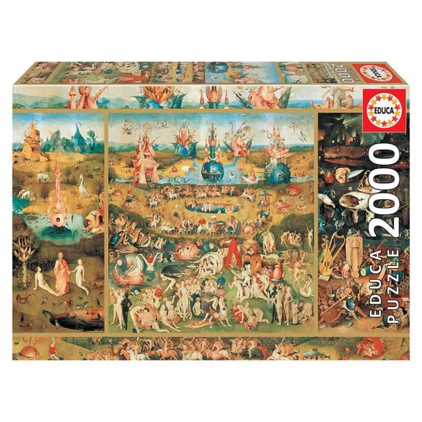 PUZZLE 2000 PIECES LE JARDIN DES DELICES