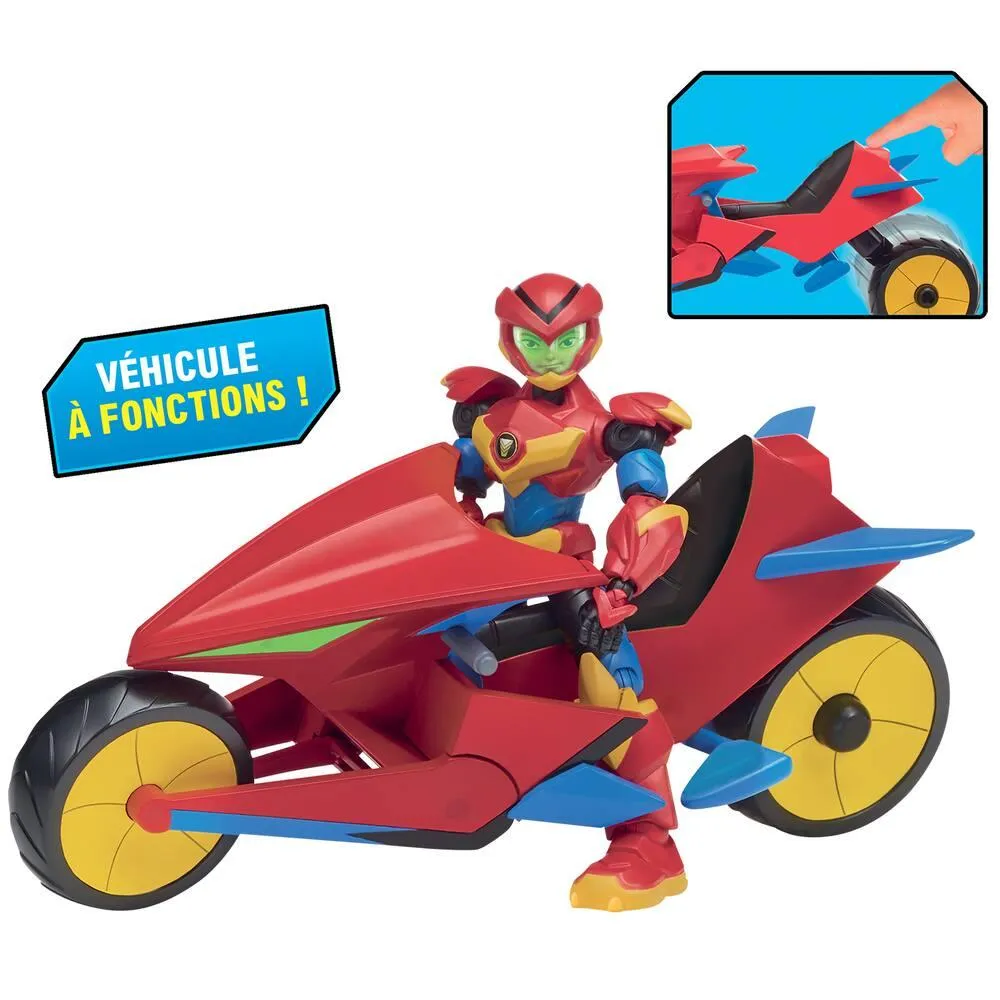 VEHICULE DE LUXE AVEC FIGURINE 12 CM