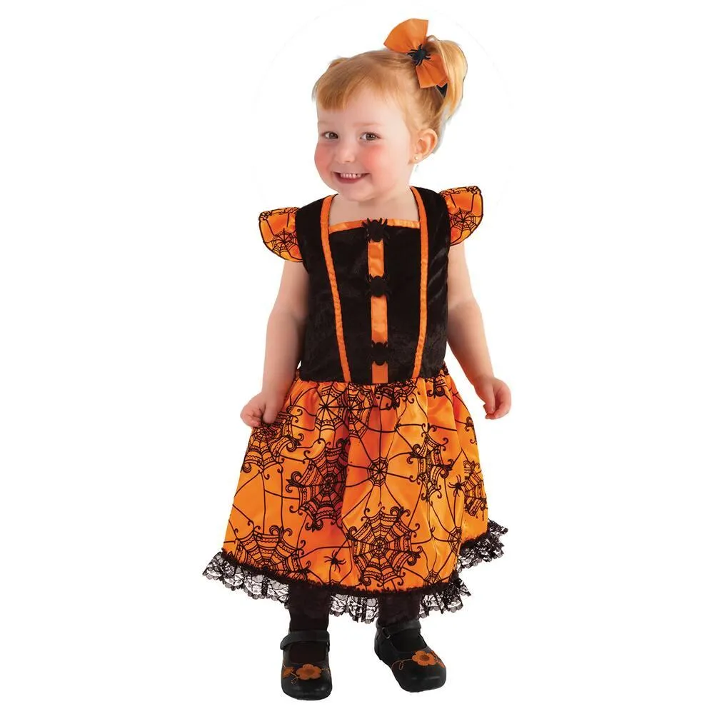 DÉGUISEMENT BÉBÉ SORCIÈRE ORANGE TAILLE 2 - 3 ANS