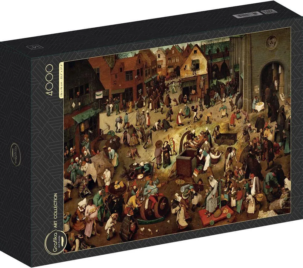 BRUEGHEL PIETER - LE COMBAT DE CARNAVAL ET CAREME, 1559