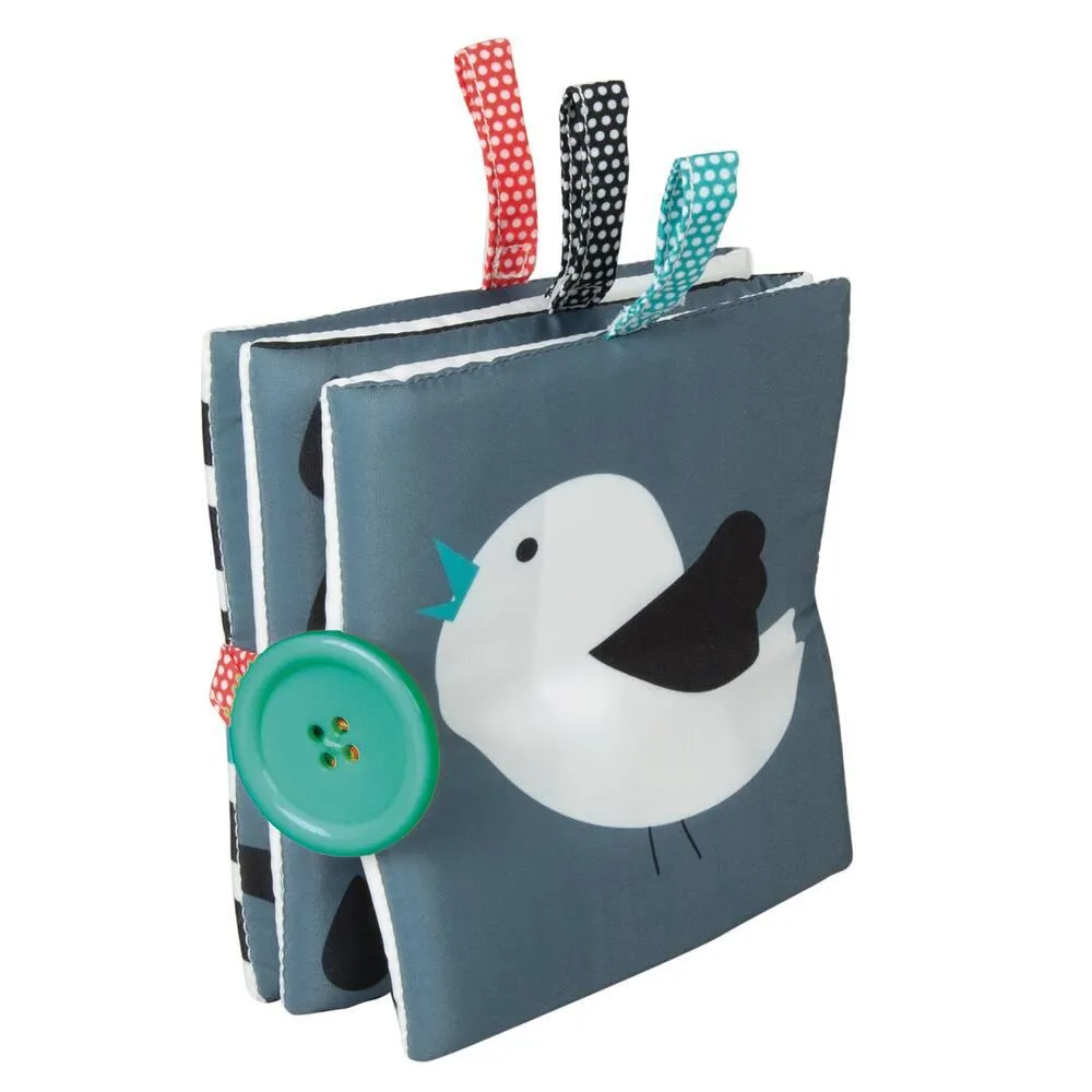 LIVRE EN TISSU - NOIR ET BLANC