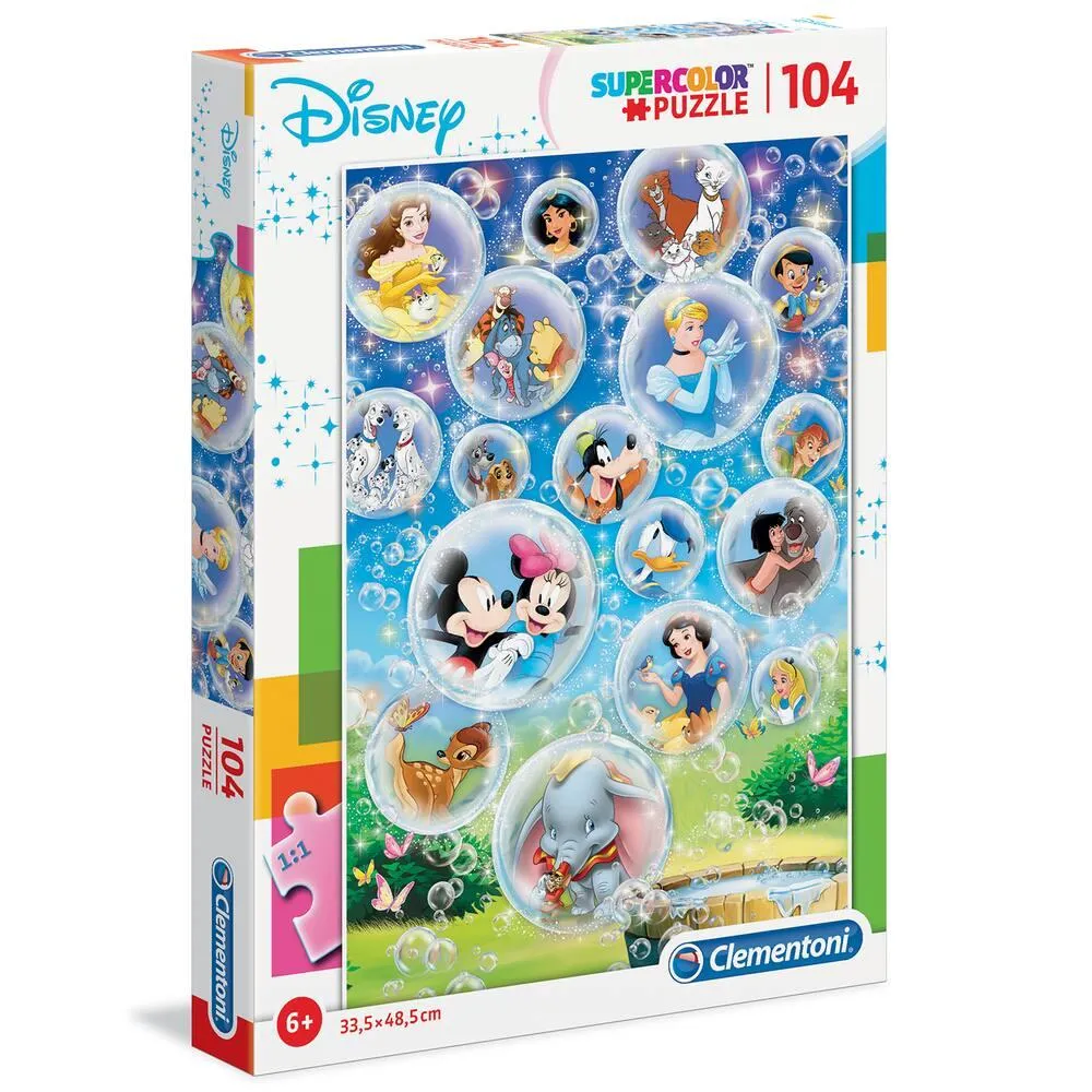DISNEY CLASSIQUE -PUZZLE SUPERCOLOR 104 PIECES