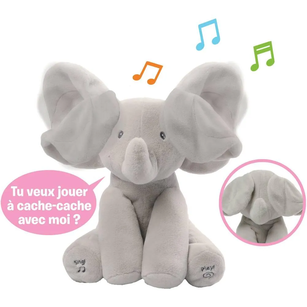 BABY GUND - PELUCHE FLAPPY L'ELEPHANT 30 CM