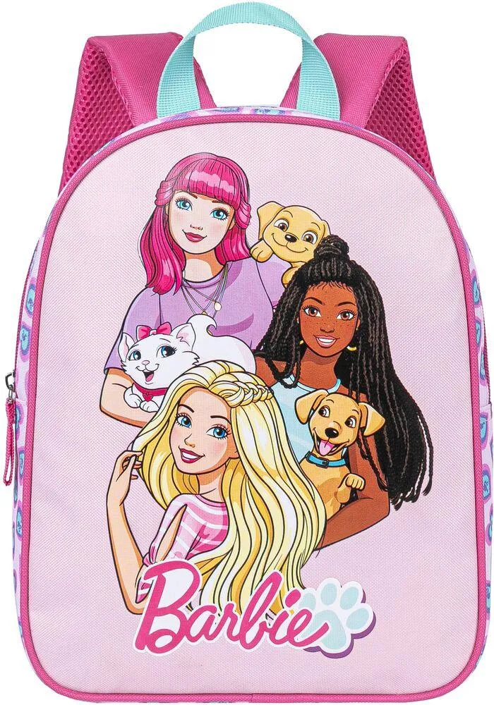 BARBIE - SAC A DOS 32CM ROSE