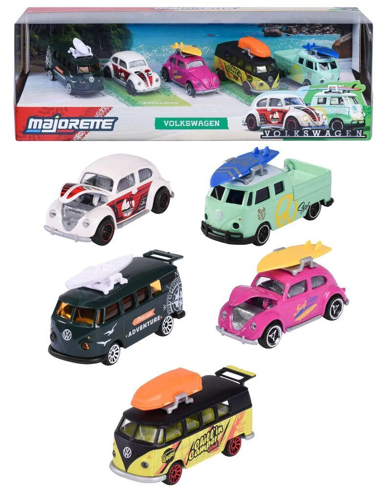 MAJORETTE VW 5 PIECES  GIFTPACK