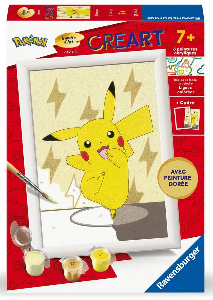 POKEMON - CREART KIDS  13X18CM  PIKACHU