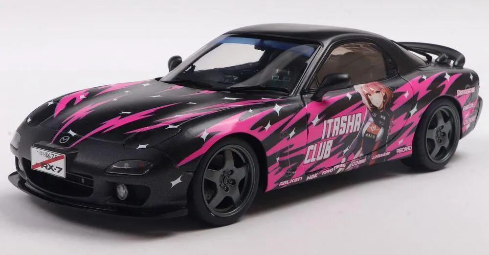 1/18 MAZDA RX7 FD3RS SOLIDO WORKS ITASHA CLUB PINK 1999