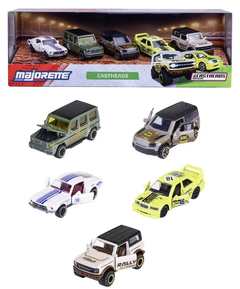 MAJORETTE CASTHEADS 5 PIECES  GIFTPACK