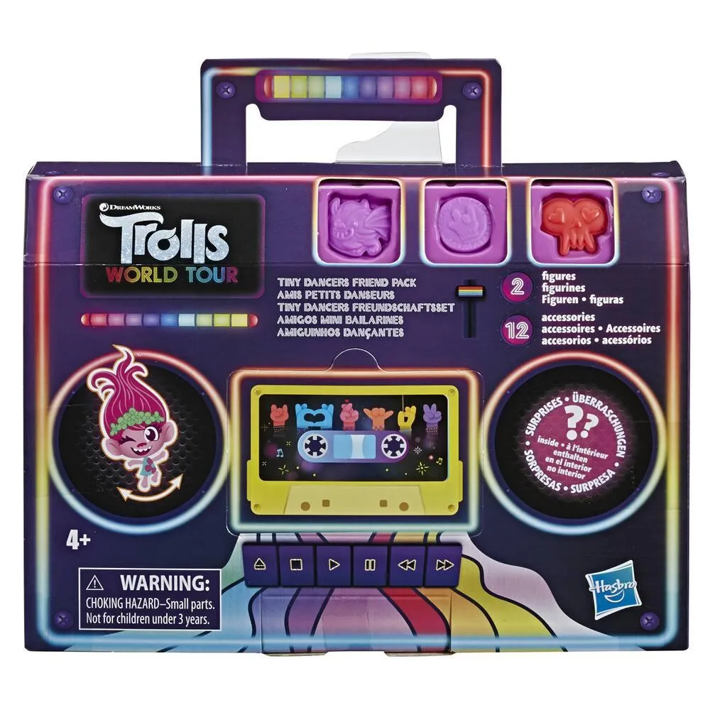 TROLLS 2 -  TOURNEE MONDIALE MINI FIGURINE AMIS PETITS DANSEURS
