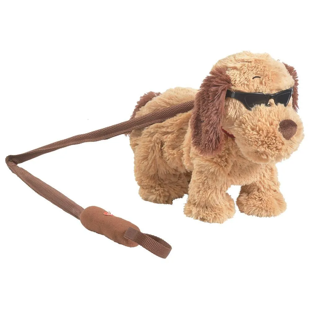 PELUCHE CHIEN MARCHANT ET DANSANT