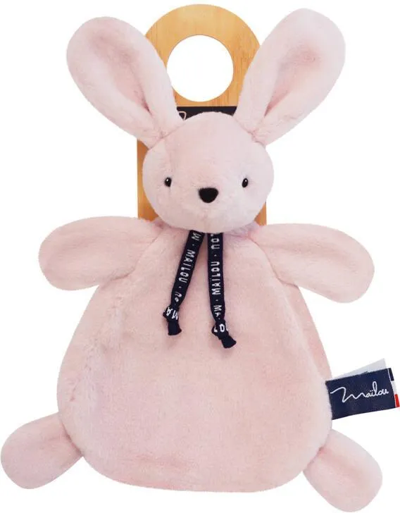 PELUCHE LAPIN DORLOTIN - DOUDOU - ROSE POUDRE
