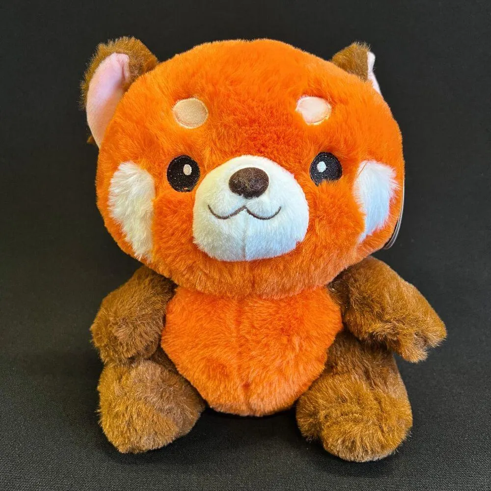 PELUCHE KAWAII WORLD - PANDA ROUX - 23CM