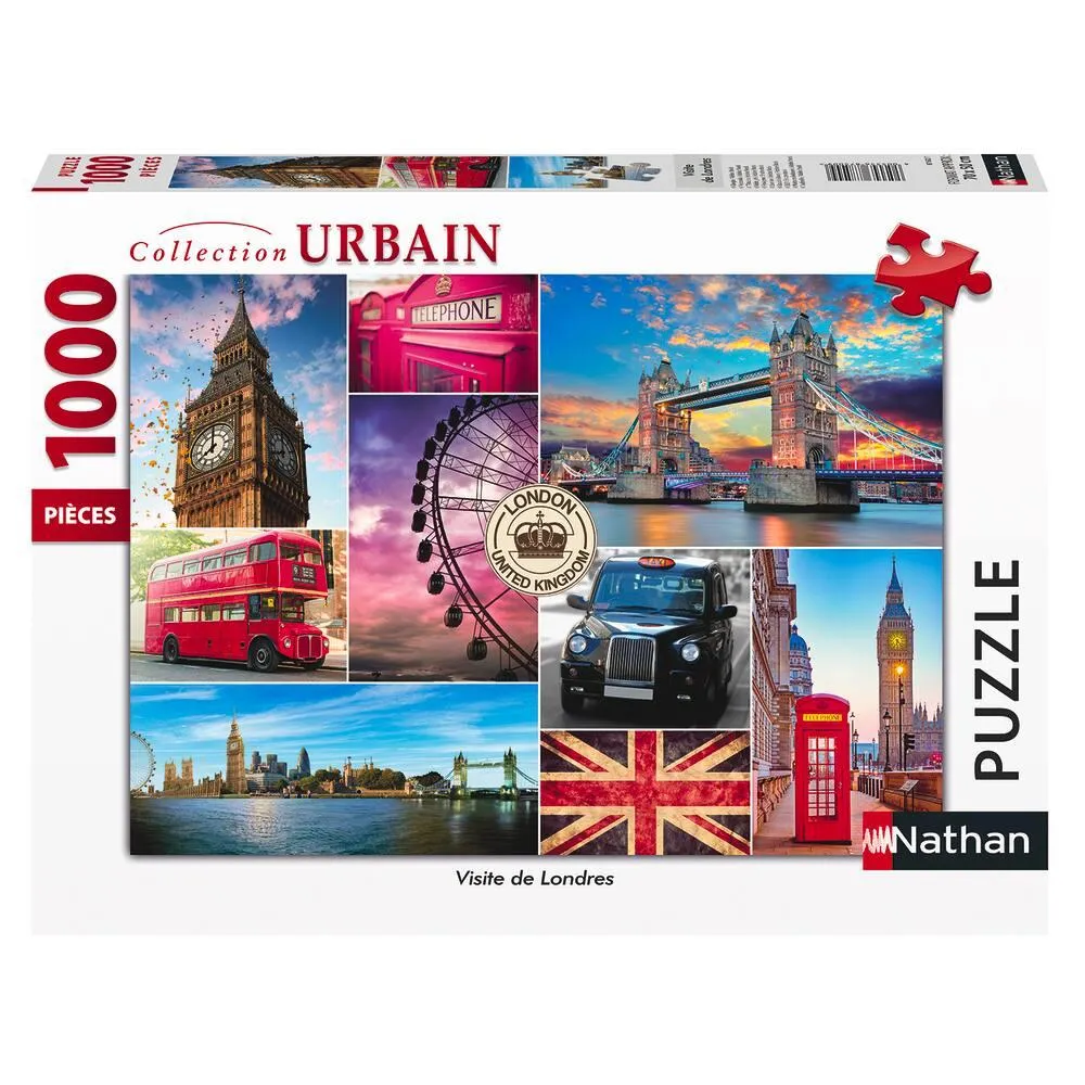 PUZZLE 1000 PIECES - VISITE DE LONDRES
