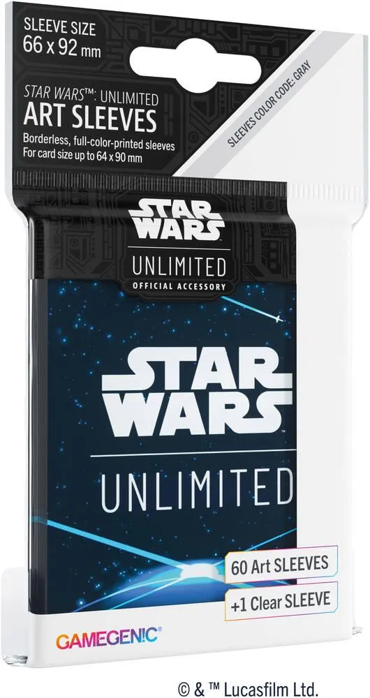 GG : STAR WARS UNLIMITED ART SLEEVES : SPACE BLUE