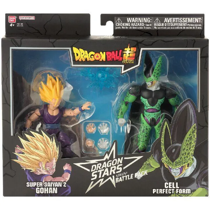 DRAGON BALL FIGURINE 17CM - BATTLE PACK - SUPER SAIYAN GOHAN 2 VS CELL