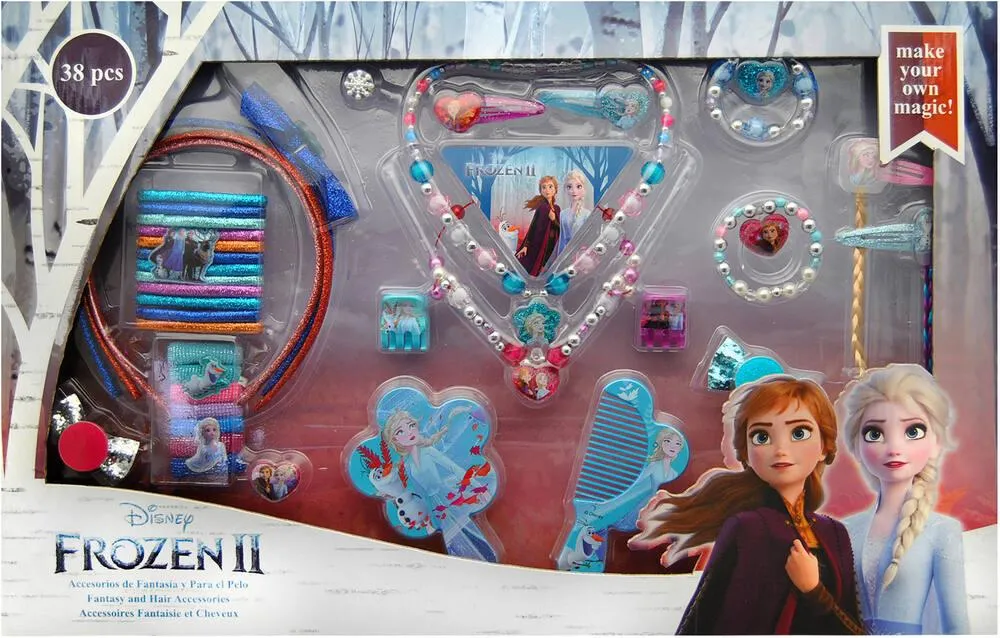 LA REINE DES NEIGES 2 - COFFRET BIJOUX ET ACCESSOIRES 38 PIECES