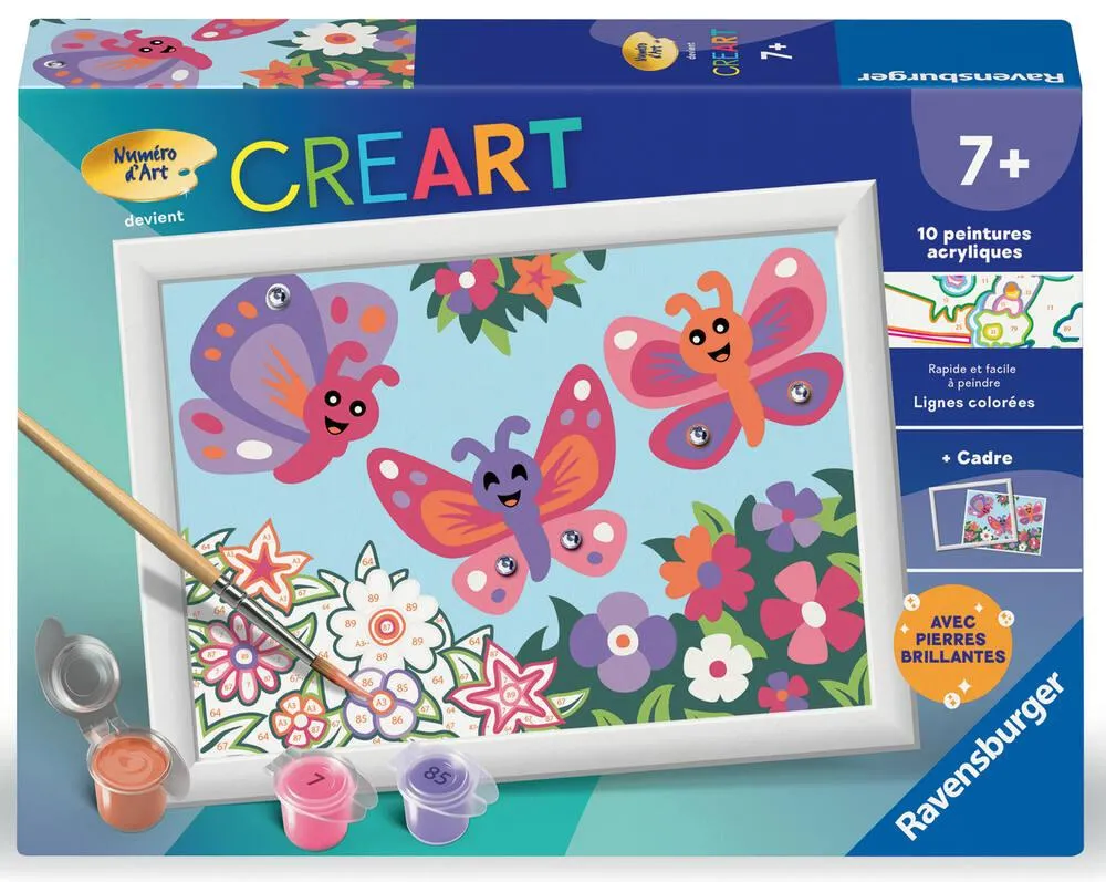 CREART KIDS  13X18CM  PAPILLONS JOYEUX