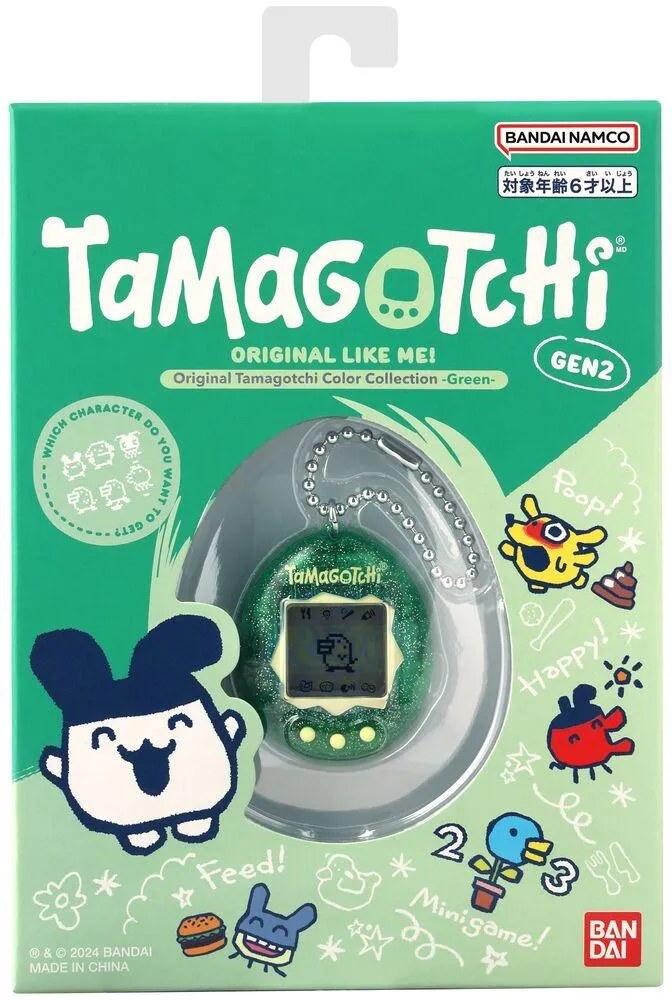 TAG TAMAGOTCHI ORIGINAL - COLOR COLLECTION GREEN