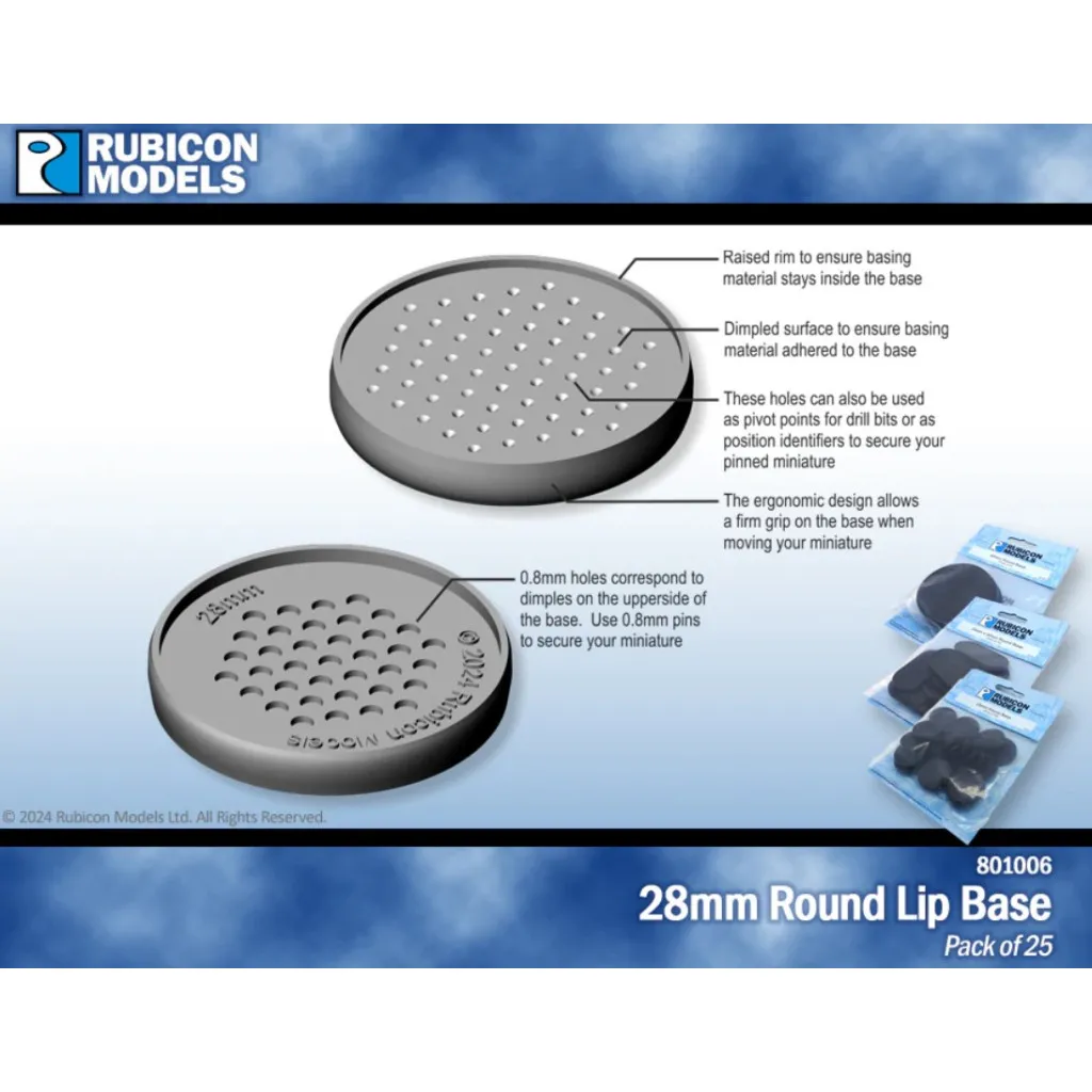 28mm Round Bases
