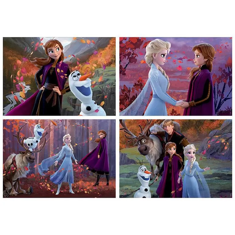 PUZZLE MULTI 4 EN 1 LA REINE DES NEIGES 2 - DE 50 A 150 PIECES