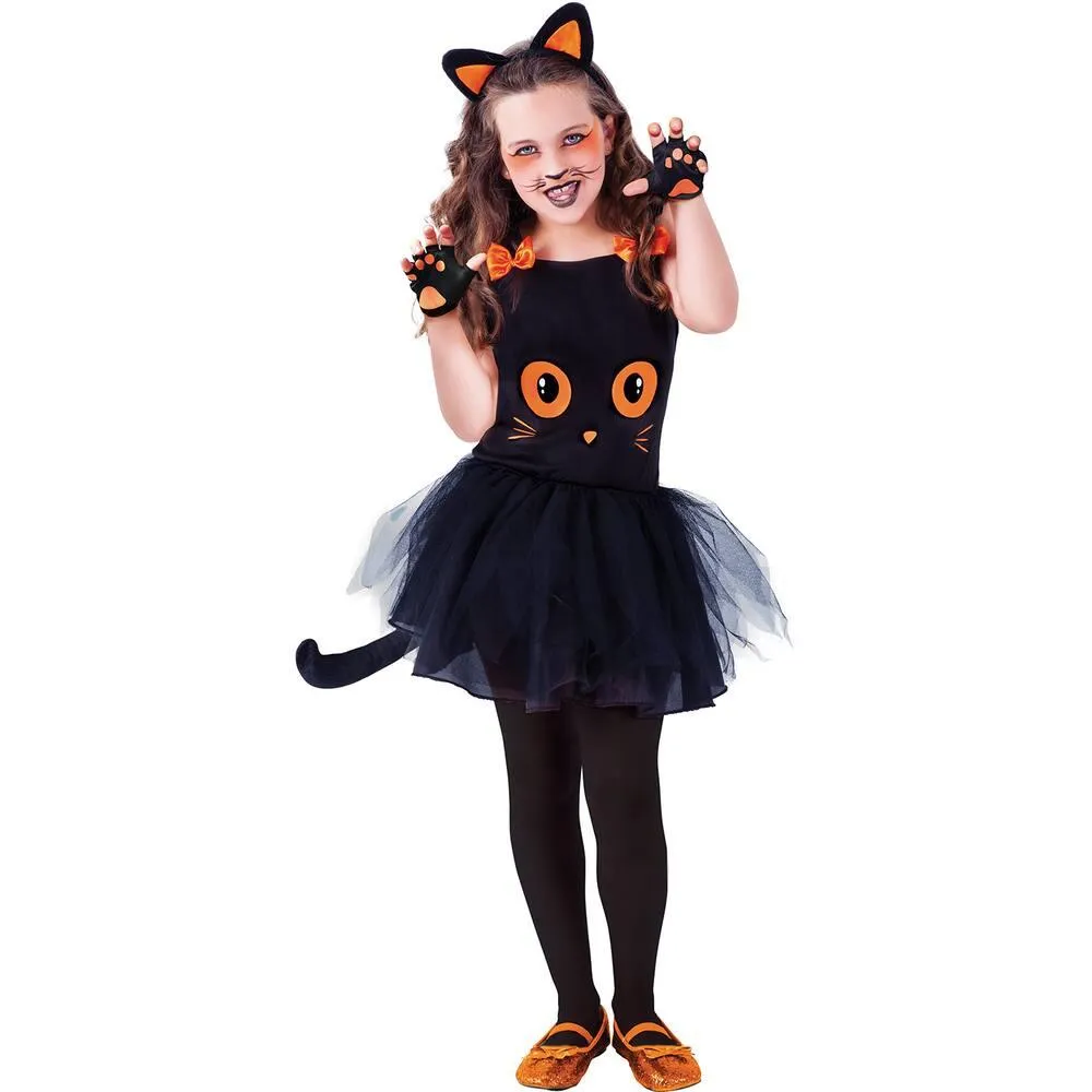 DÉGUISEMENT TUTU CHAT NOIR - TAILLE M - 5-7 ANS