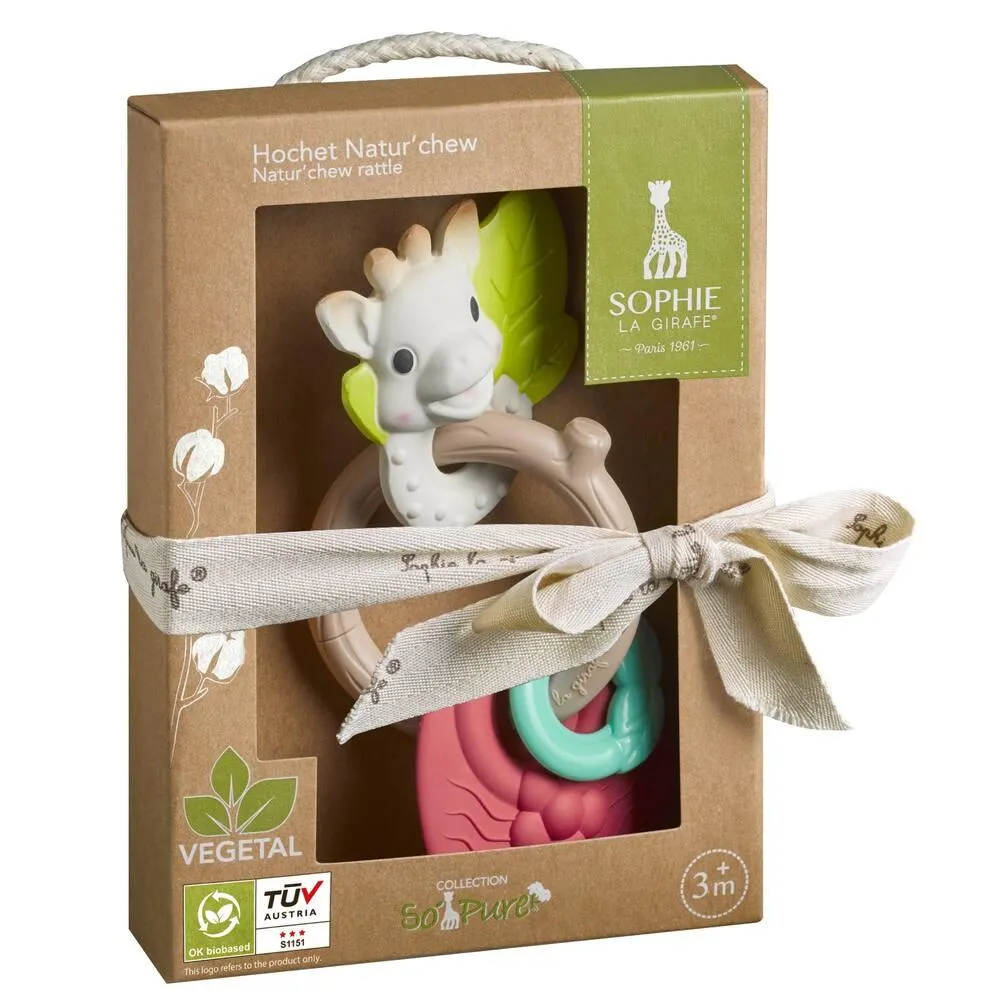 HOCHET NATUR'CHEW BIO SOURCÉ CAOUTCHOUC - SOPHIE LA GIRAFE