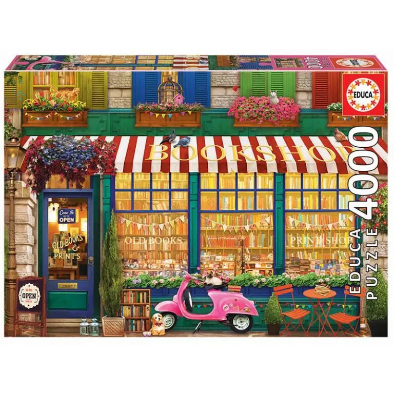 PUZZLE 4000 LIBRAIRIE VINTAGE