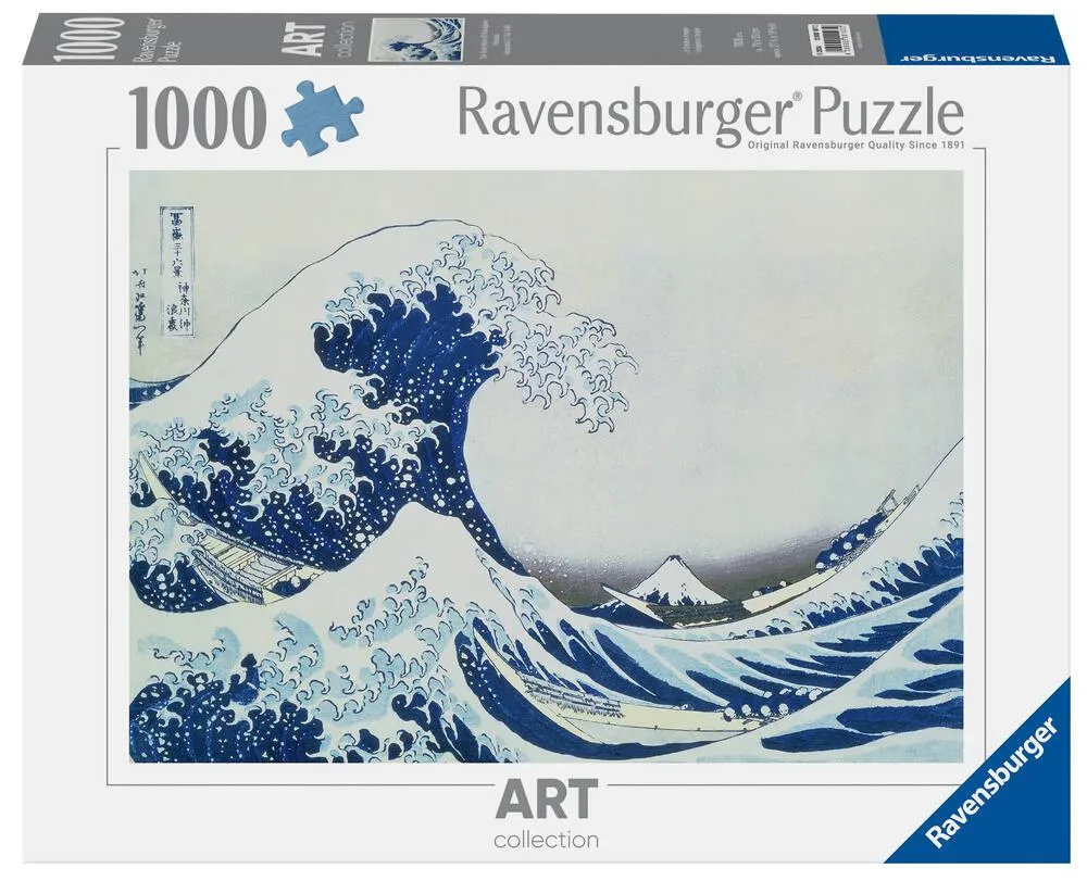 PUZZLE 1000 PIECES ART COLLECTION  LA GRANDE VAGUE DE KANAGAWA