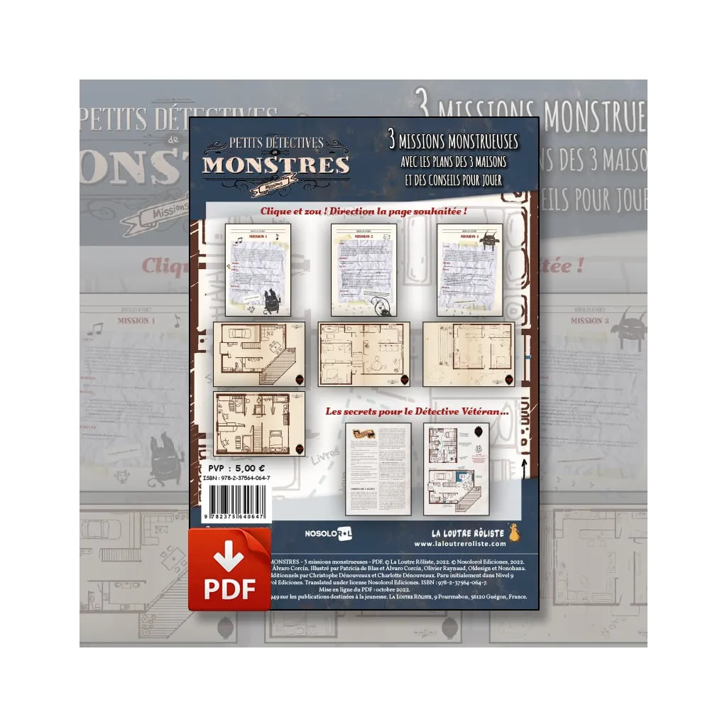 3 missions monstrueuses pour Petits Détectives de Monstres - PDF