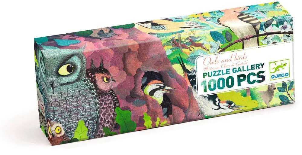 PUZZLE 1000 PIECES - OWLS AND BIRDS
