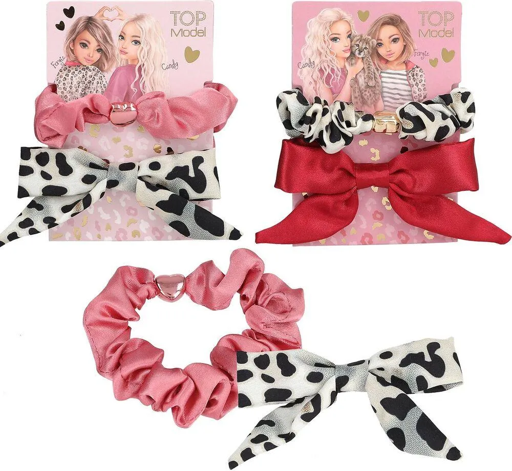 TOPMODEL SET PINCE A CHEVEUX NŒUD ET CHOUCHOU LEOHEART